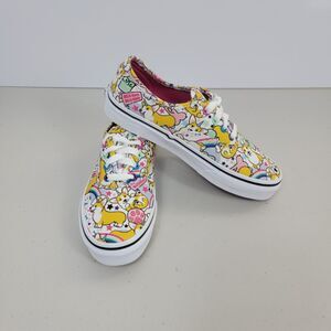 VANS Off The Wall Youth 3 Uni-corgi Corgi Rainbow Dog Sneakers Shoes NWOT